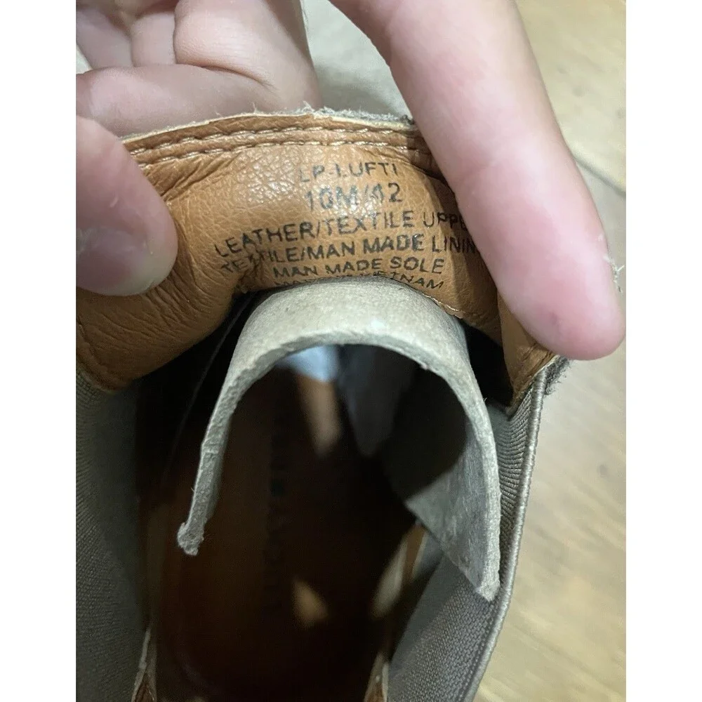 Lucky Brand Lufti Chelsea Boot Women's Size 10M EUR 42 Tan Suede Almond Toe